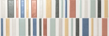 Carrelage effet ciment pâte blanche, multicolore format 25 x 75 Collection Esper chez InstaHouse.fr