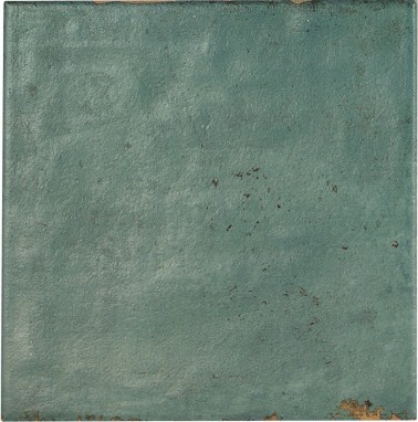 Faïence format carré couleur vert 13,8 x 13,8 cm effet usé style zellige Collection Memphis InstaHouse Carmen Tennessee