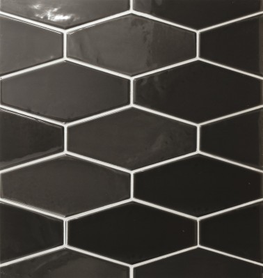Carrelage Mur Coloré Hexagone Aplati 10x20 Graphite Marolles InstaHouse Harlequin Carmen compo