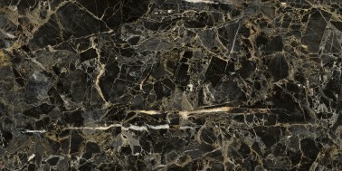 InstaHouse Orage carrelage effet marbre couleur noir et or finition poli effet miroir 60 x 120