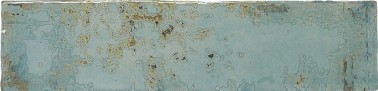 faïence mur intérieur effet métallique aspect usé 7,5 x 30 couleur eau collection Nirvana InstaHouse Carmen Grunge