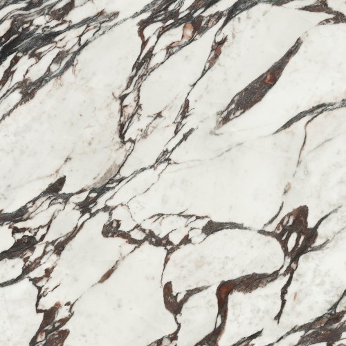 Carrelage grès cérame poli effet miroir effet marbre noir et blanc veiné 90 x 90 collection Palazzo InstaHouse Medicea