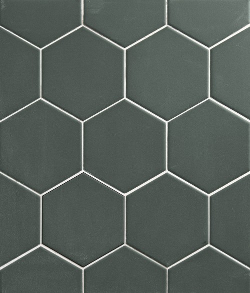 Carrelage Coloré Vert Sol / Mur Hexagonal 10x11 Grenelle InstaHouse MONTMARTRE Carmen compo